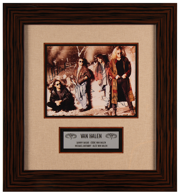 Lot 441 Van Halen Signed Photograph