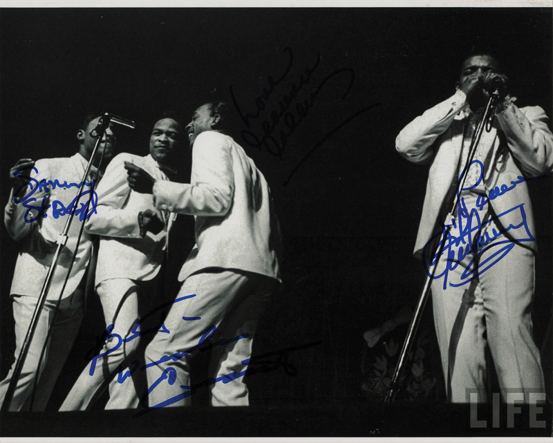 Lot 424 Little Anthony and the Imperials Signed Photograph