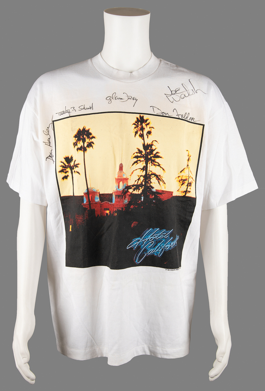 Lot 420 The Eagles Signed 'Hell Freezes Over 1994' T-Shirt