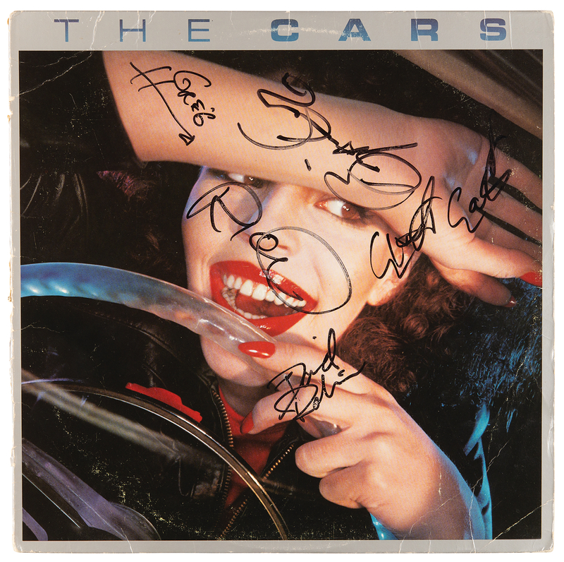 Lot 416 The Cars Signed Album - Self-Titled Debut
