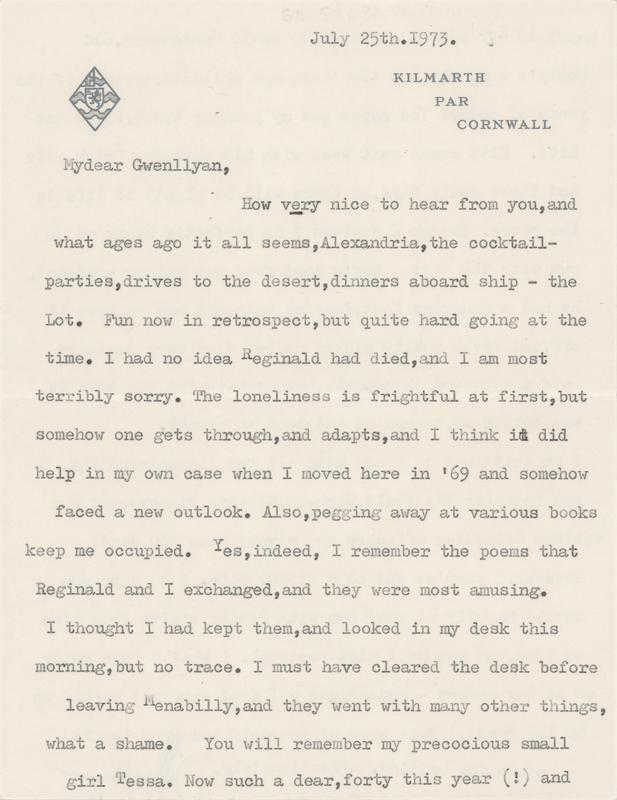 Lot 343 Daphne du Maurier Typed Letter Signed