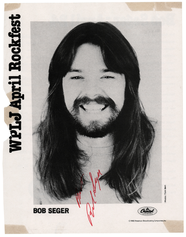 Lot 437 Bob Seger Signed Photograph