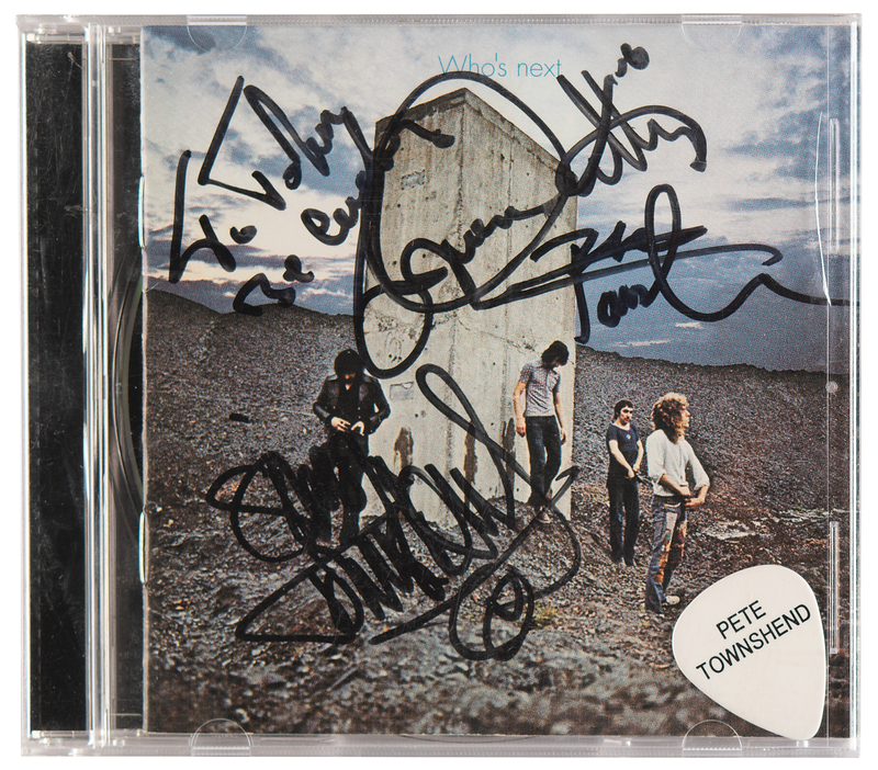 Lot 442 The Who Signed CD - Who's Next
