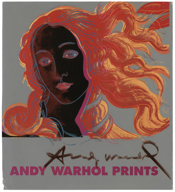 Lot 315 Andy Warhol Signed Book Cover