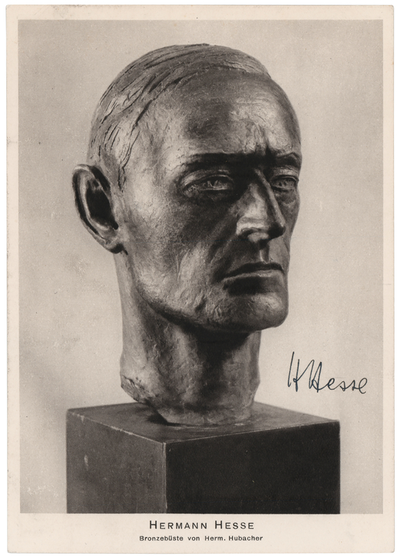 Lot 351 Hermann Hesse Signed Photograph