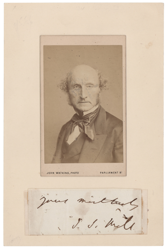 Lot 356 John Stuart Mill Signature