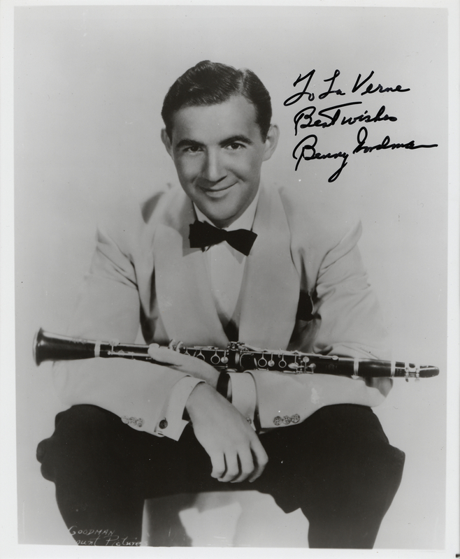 Lot 407 Benny Goodman Signed Photograph