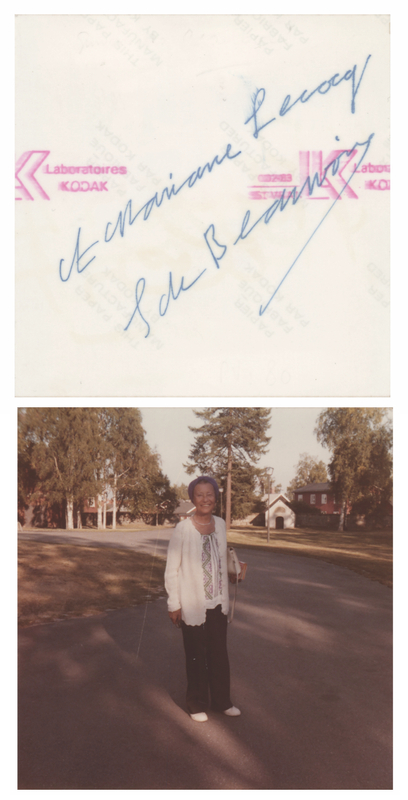 Lot 337 Simone de Beauvoir Signed Photograph
