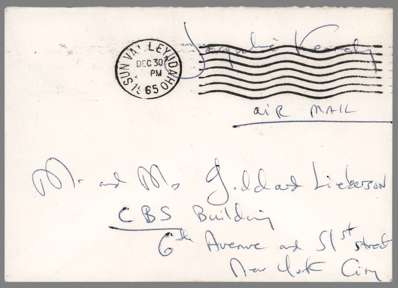 Lot 53 Jacqueline Kennedy Signed Free Frank to Columbia Records President Goddard Lieberson, Producer of a JFK Tribute