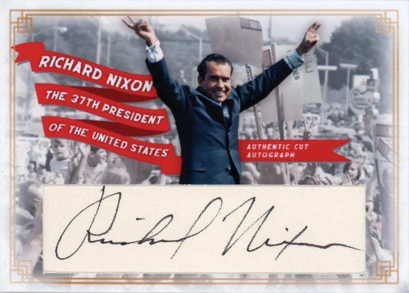 Lot 59 Richard Nixon Signature