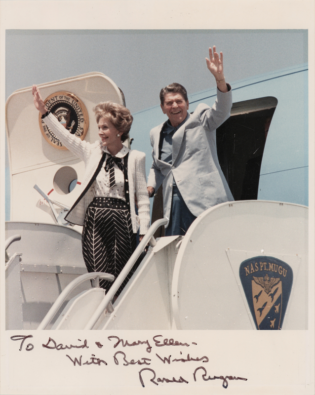 Lot 67 Ronald Reagan Signed Photograph