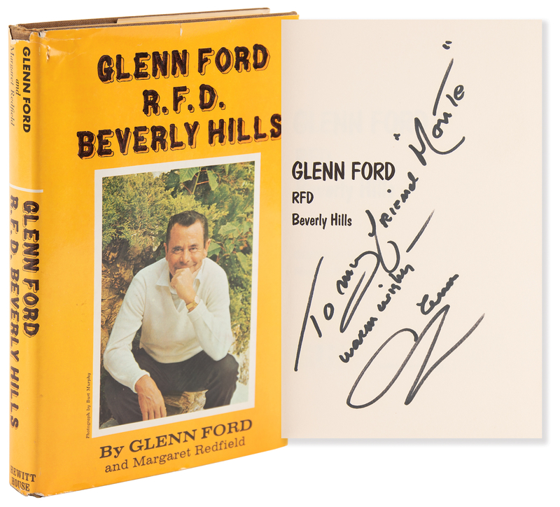 Lot 528 Glenn Ford Signed Book - Glenn Ford, RFD Beverly Hills