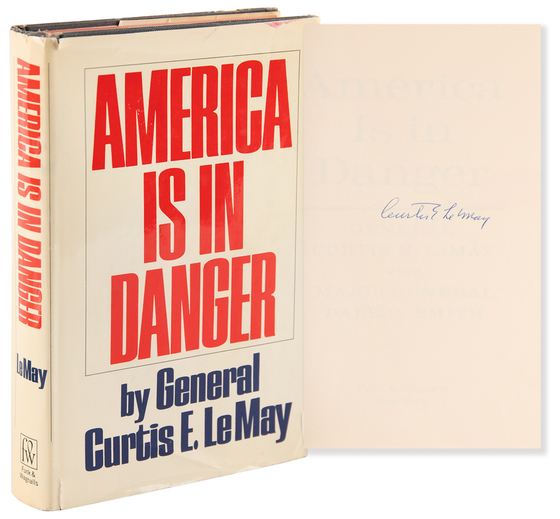 Lot 268 Curtis LeMay Signed Book - America Is In Danger