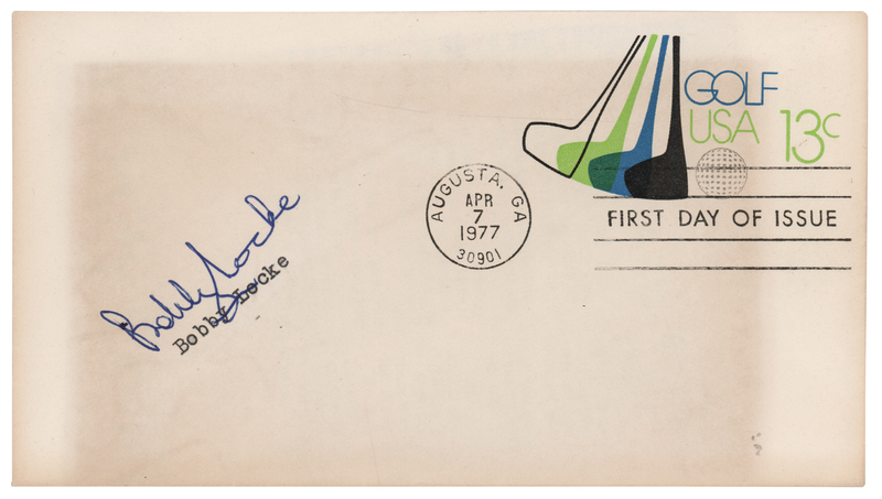 Lot 729 Bobby Locke Signed First Day Cover
