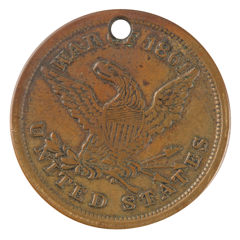 Lot 242 Civil War: 5th New Hampshire Infantry Regiment Identification Tag - Belonging to a Sergeant of 'The Fighting Fifth'