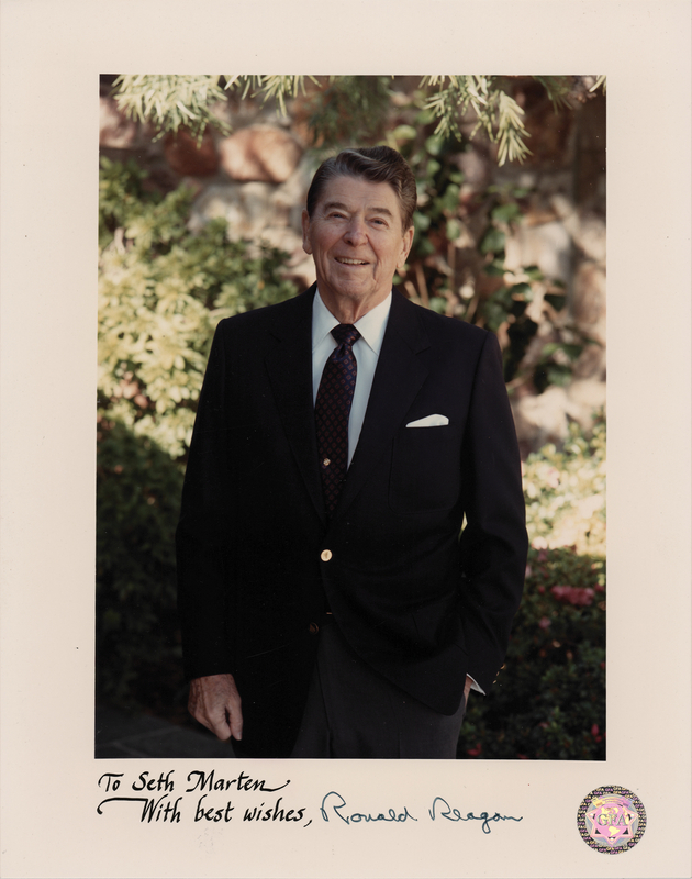 Lot 66 Ronald Reagan Signed Photograph