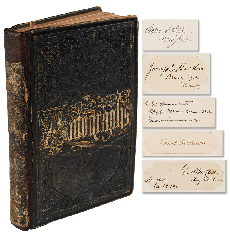 Lot 256 Civil War: Union Officers (50+) Autograph Album