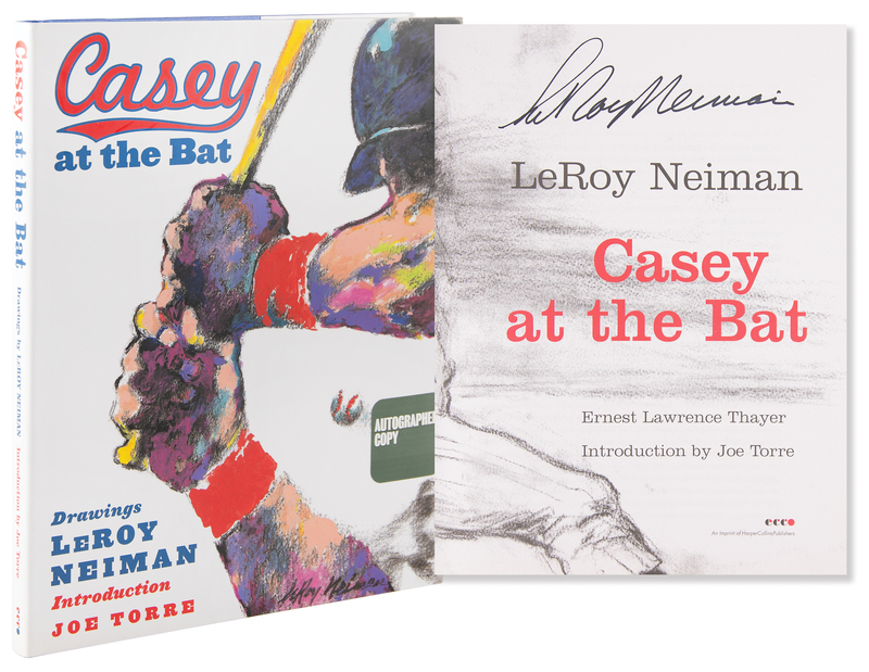 Lot 308 LeRoy Neiman Signed Book - Casey at the Bat