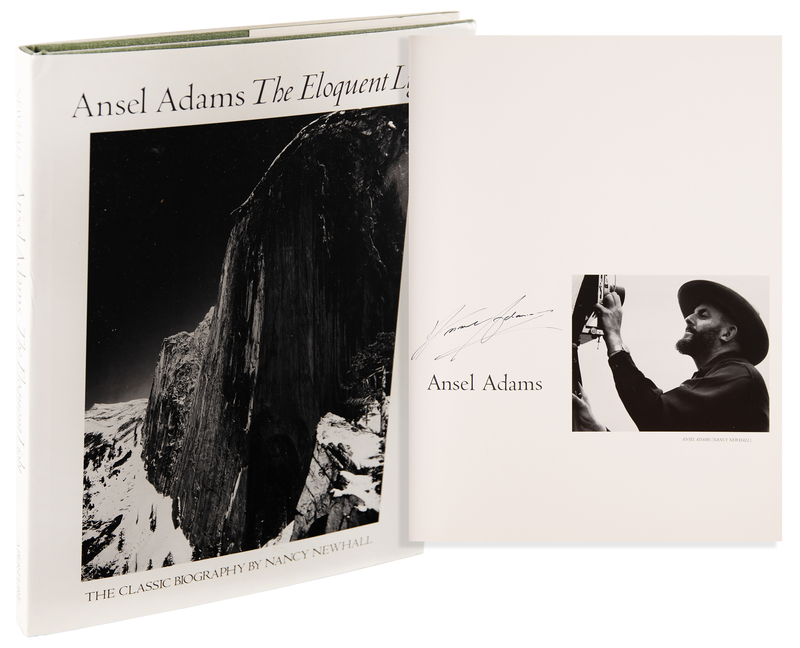 Lot 298 Ansel Adams Signed Book - The Eloquent Light