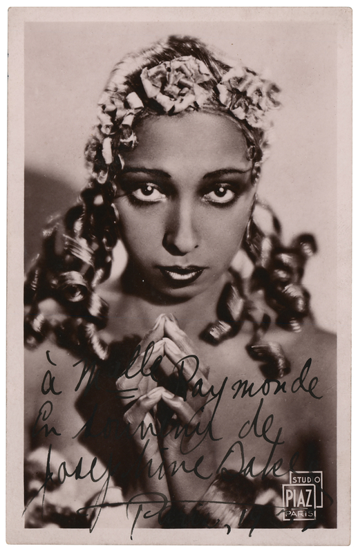 Lot 483 Josephine Baker Signed Photograph