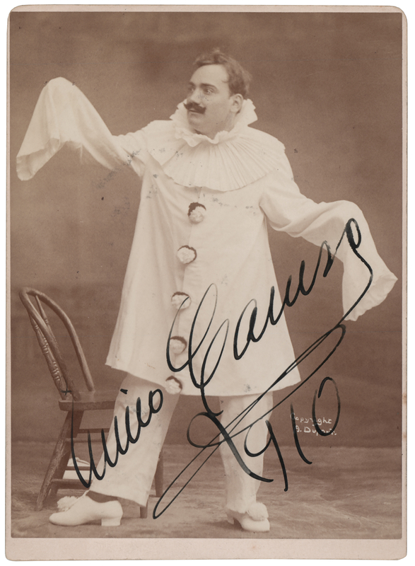 Lot 399 Enrico Caruso Signed Photograph