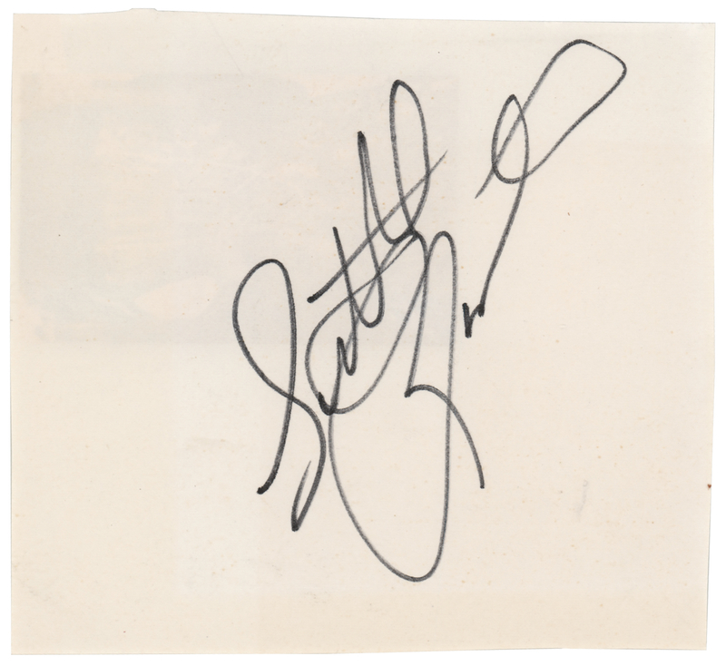 Lot 425 Little Richard Signature
