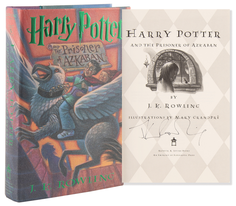 Lot 360 J. K. Rowling Signed Book - Harry Potter and the Prisoner of Azkaban (First US Edition)