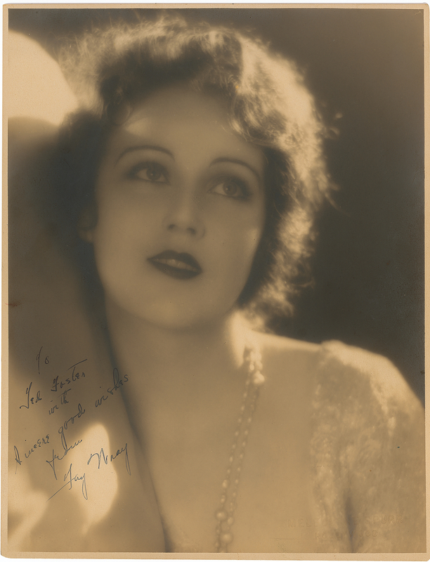 Lot 634 Fay Wray Signed Photograph