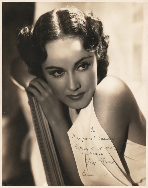 Lot 635 Fay Wray Oversized Signed Photograph