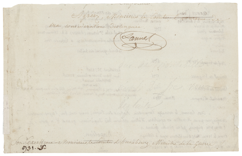 Lot 266 Jean Lannes Signature