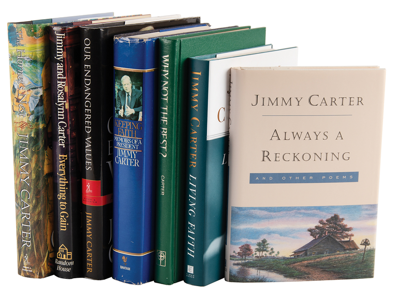 Lot 31 Jimmy Carter (7) Signed Books