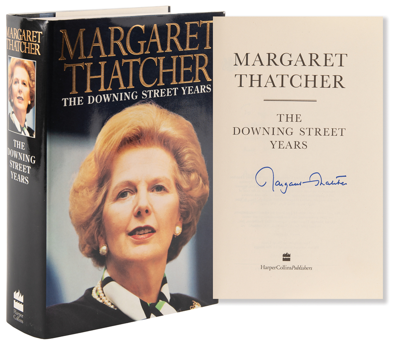 Lot 233 Margaret Thatcher Signed Book - The Downing Street Years