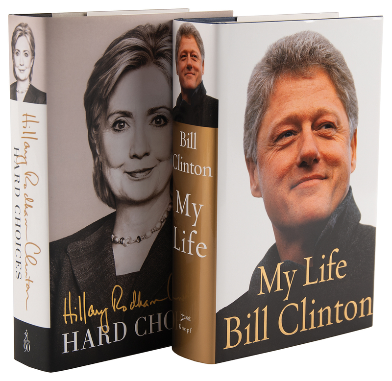 Lot 37 Bill and Hillary Clinton (2) Signed Books