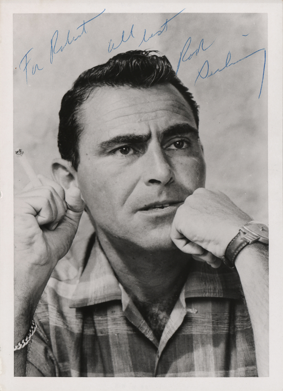 Lot 609 Rod Serling Signed Photograph