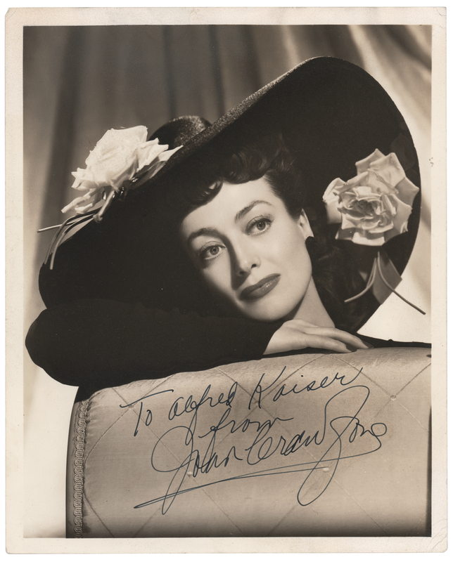 Lot 512 Joan Crawford Signed Photograph