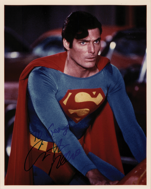 Lot 598 Christopher Reeve Signed Photograph