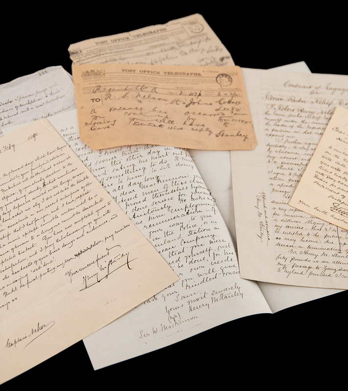 Lot 131 Henry M. Stanley: Robert Henry Nelson Letter and Document Archive for the Emin Pasha Relief Expedition
