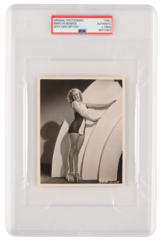 Lot 574 Marilyn Monroe Original Photograph - PSA Type I