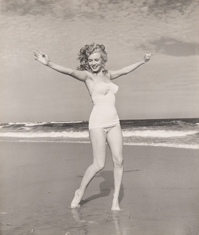 Lot 580 Marilyn Monroe Oversized Original Photograph by Andre de Dienes - PSA Type II