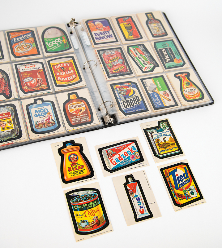 Lot 473 1979-1980 Topps Wacky Packages Stickers Complete Card Set (264) - All Four Rerun Series