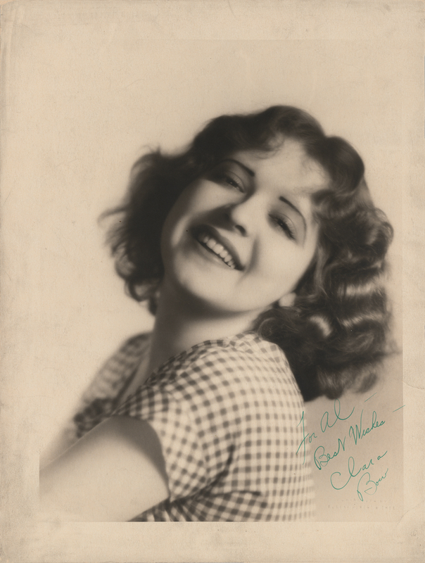 Lot 494 Clara Bow Oversized Signed Photograph