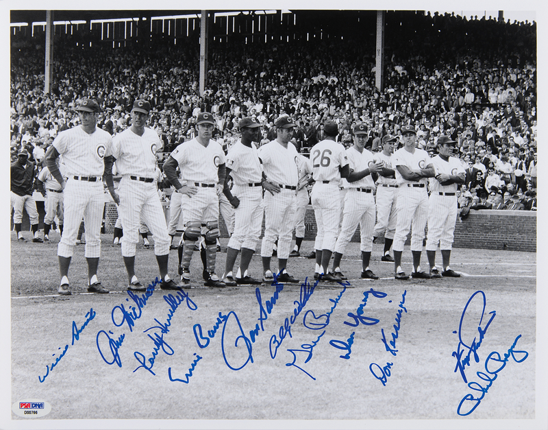 Lot 700 Chicago Cubs: 1969 Team-Signed Photograph