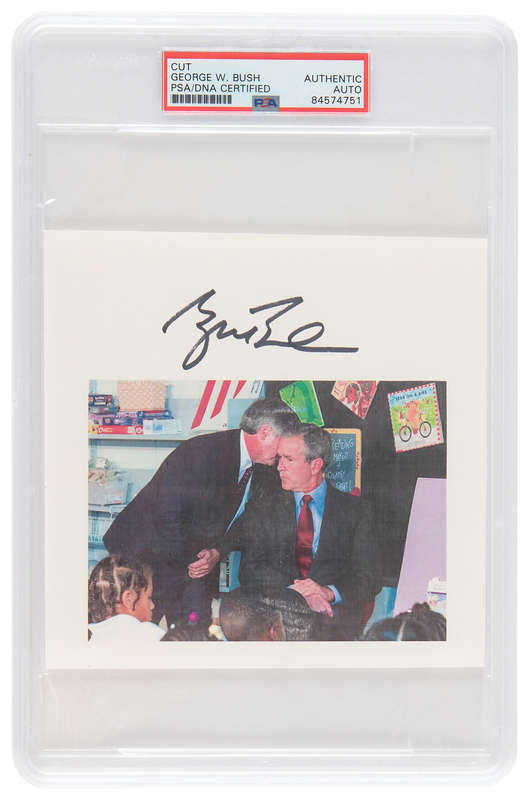 Lot 28 George W. Bush Signature