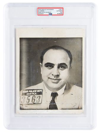 Lot #152 Al Capone Original 'Type III' Photograph - Image 1