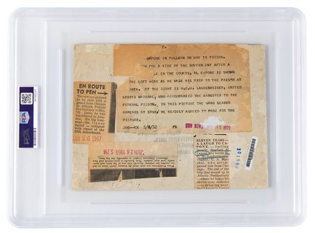 Lot #153 Al Capone Original 'Type I' Photograph - Image 2