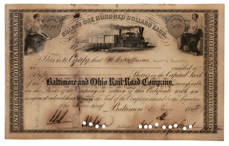 Lot #176 Johns Hopkins Document Signed - Image 1