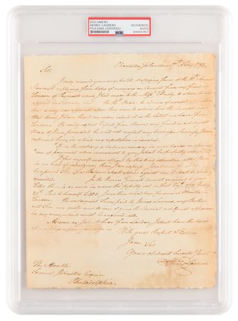 Lot #267 Henry Laurens Autograph Letter Signed - Image 1