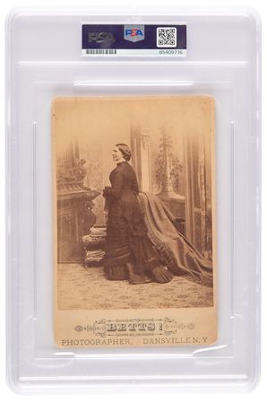 Lot #143 Clara Barton Signed Cabinet Photograph - PSA GEM MINT 10 - Image 4
