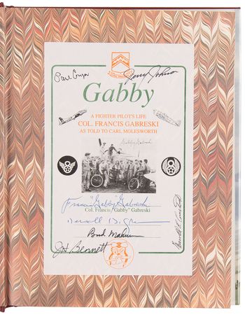 Lot #282 World War II Aces Signed Book - Gabby: A Fighter Pilot's Life - Image 4