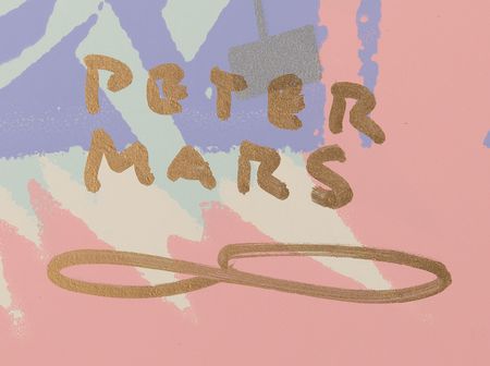 Lot #328 Peter Mars Original 'Sue Storm? Silkscreen Painting - ?Hot Storm' - Image 2